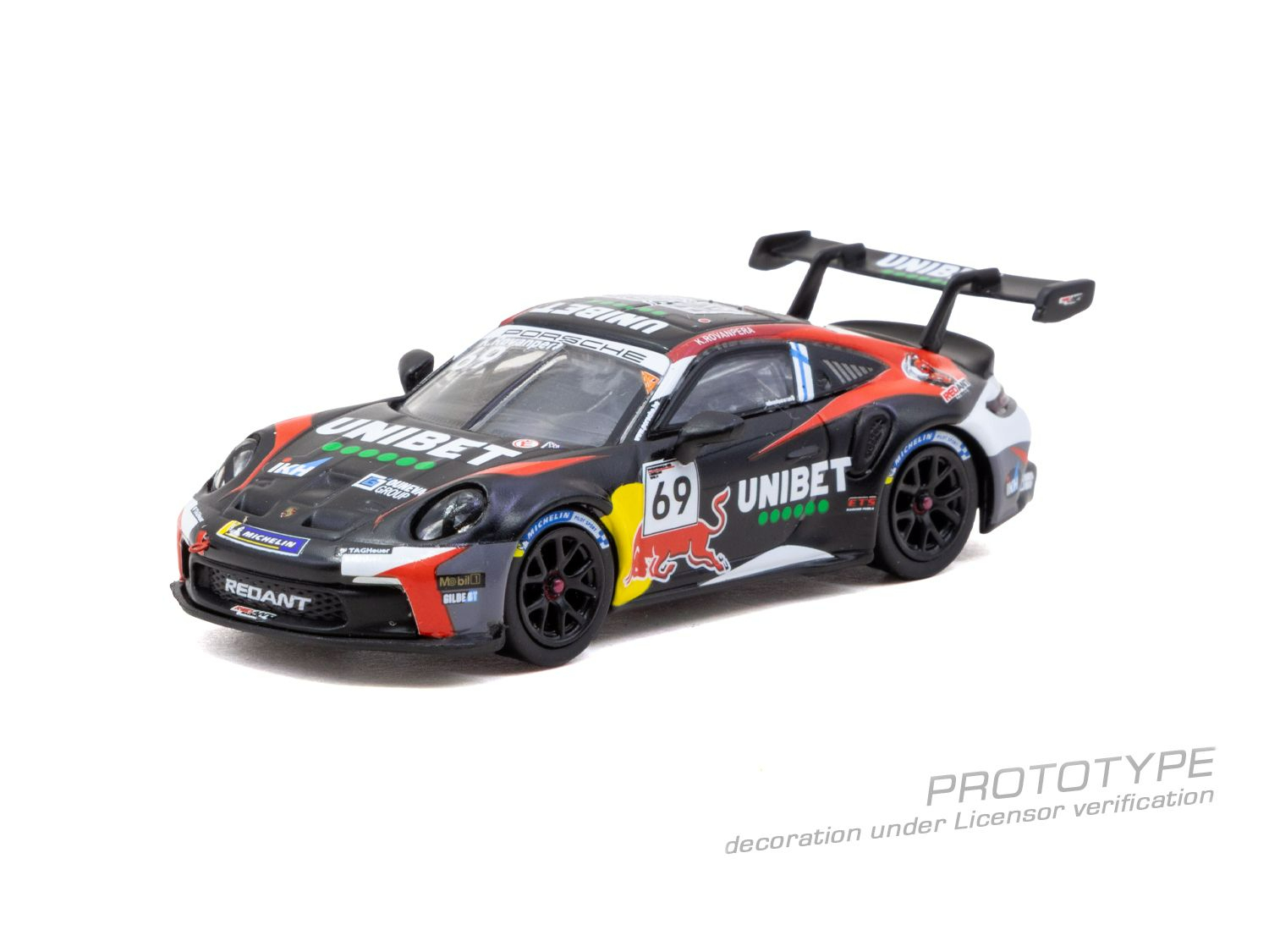 [預訂] Tarmac Works 保時捷Porsche 911 GT3 Cup (992)–保時捷卡雷拉盃比荷盧賽事 2024– Kalle Rovanperä