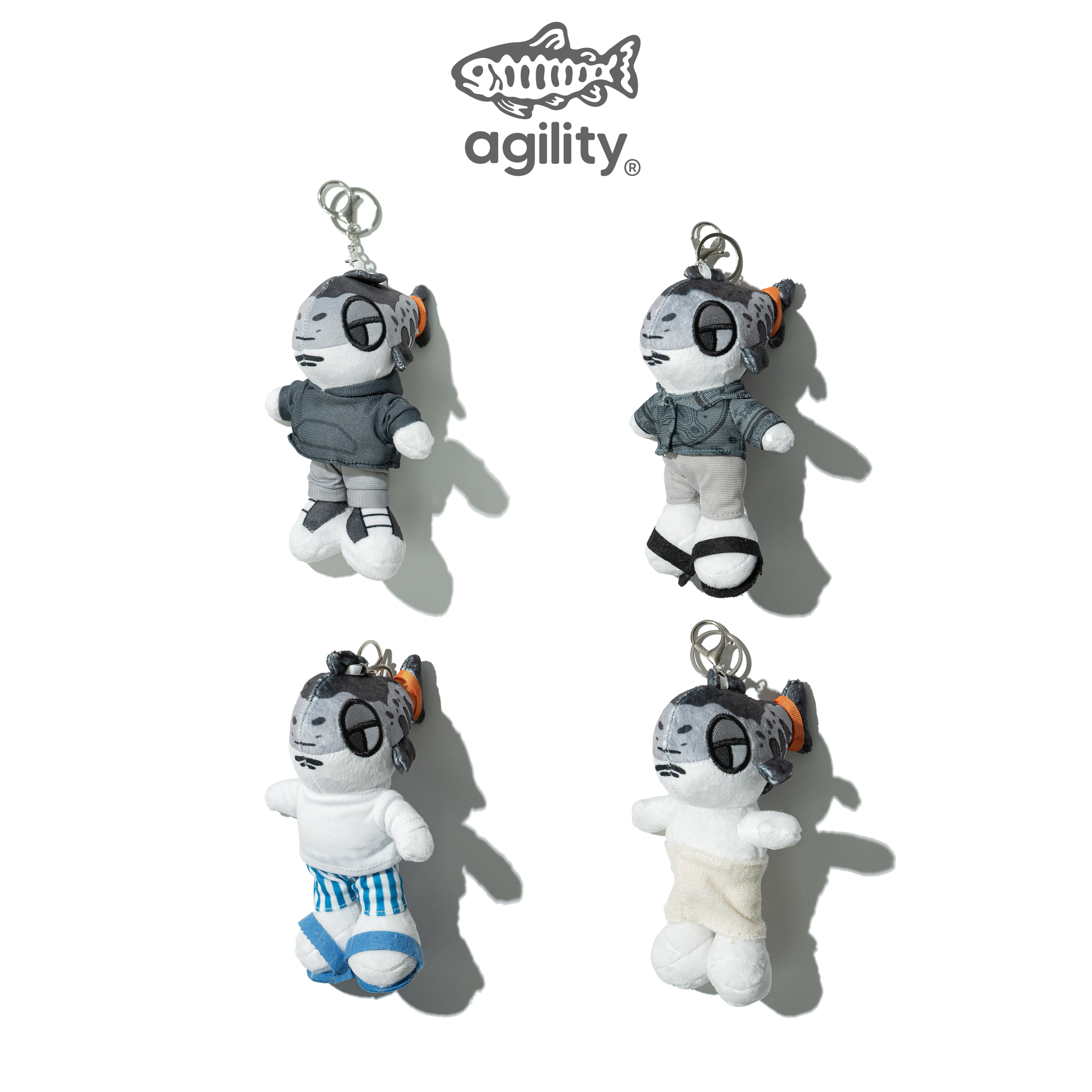 AGILITY HOUSE - SYAKEMARU Plush Toys 鮭魚丸 絨毛玩偶 吊飾 [AH-SMT]