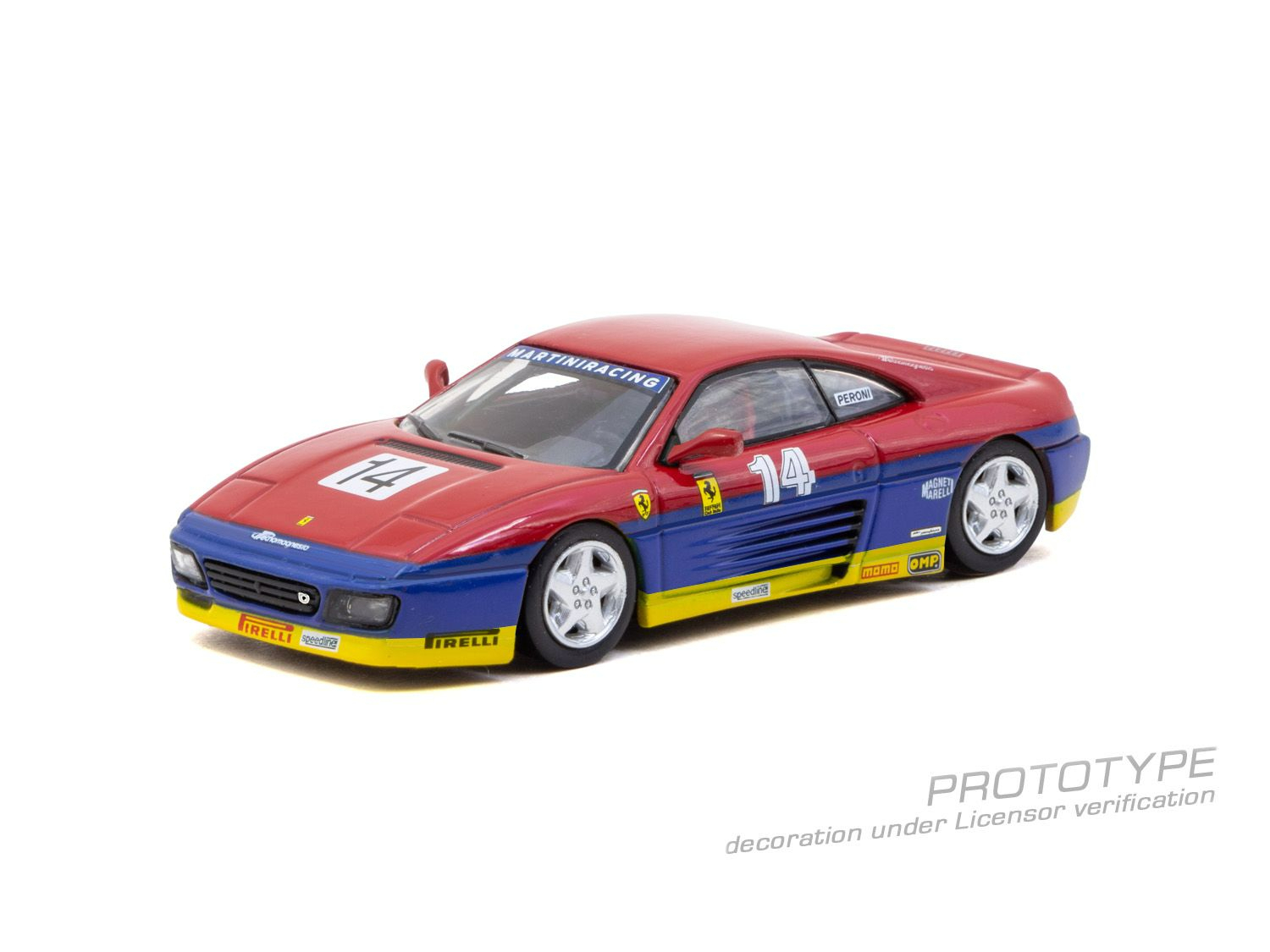 [預訂] Tarmac Works 法拉利Ferrari 348 Challenge –義大利法拉利 348 挑戰賽 1993– Fabian Peroni