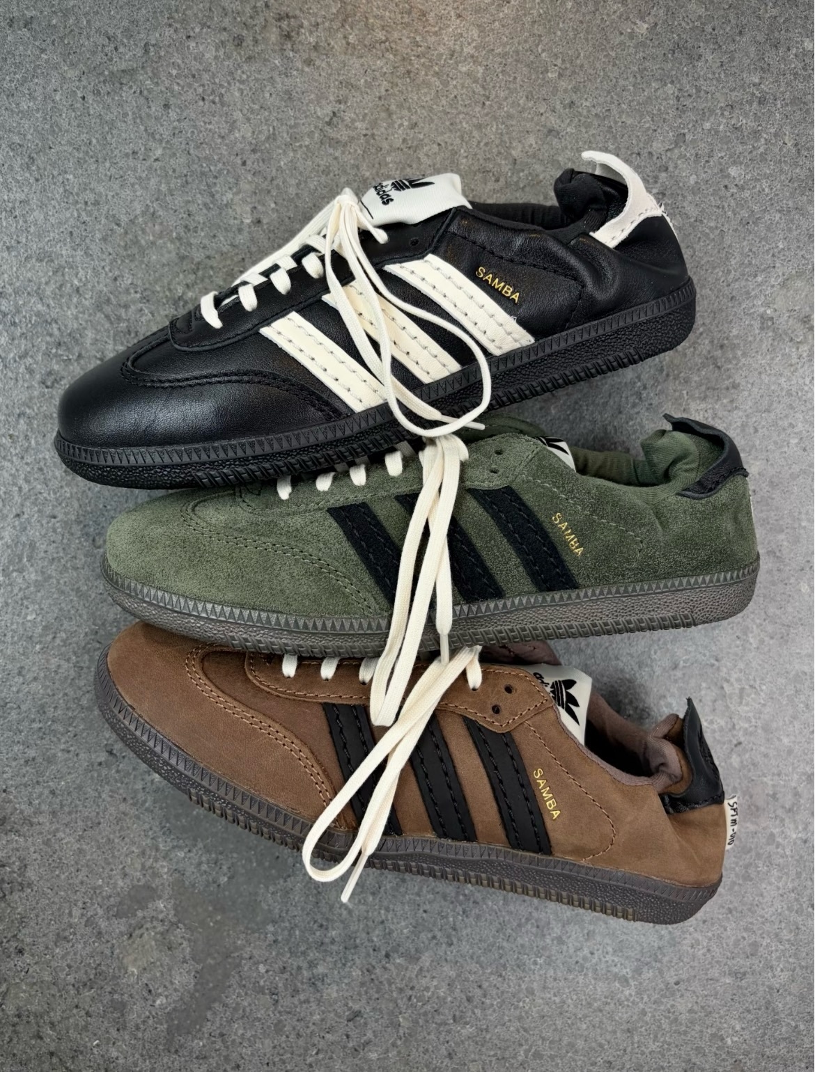 <懶人帥出高度💫> SFTM x ADIDAS Originals 008 samba OG 麂皮 絨毛 聯名款 德訓鞋 解構 三色