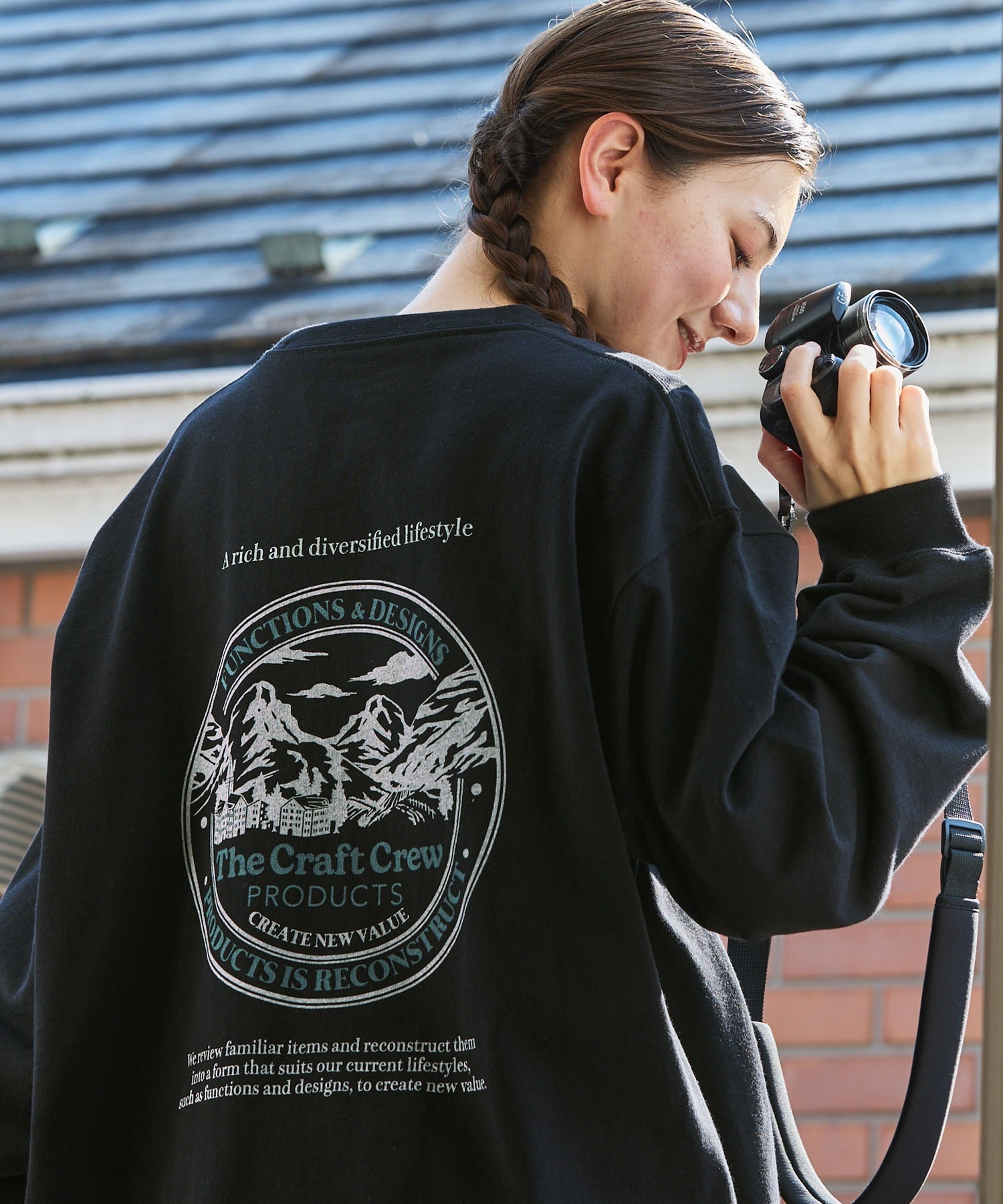 #預購 日本限定 THE CRAFT CREW PRODUCTS 重磅高機能布料 抗菌防臭 寬鬆剪裁 後背印花圓領長踢 四款