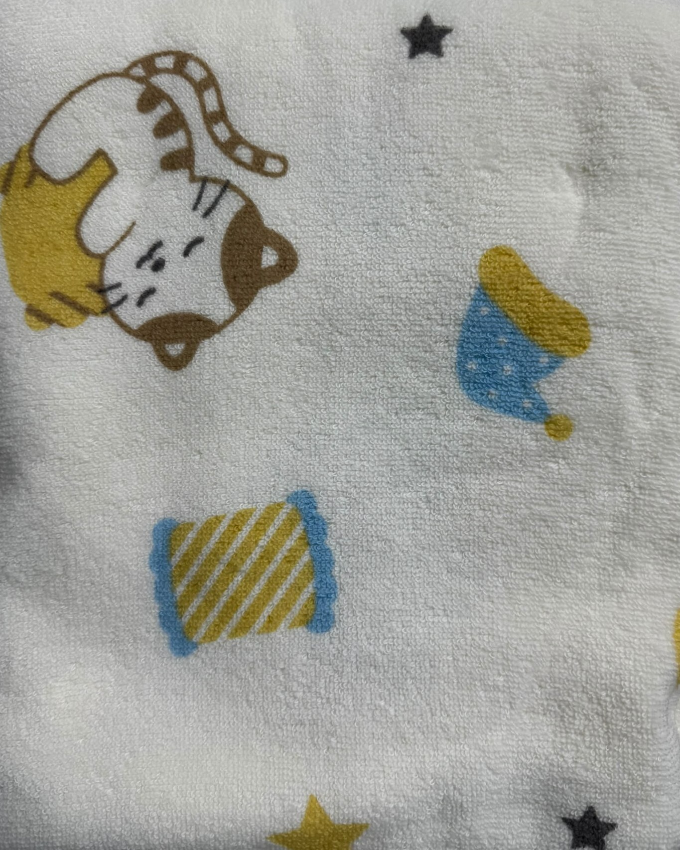 【Nishimatsuya】Sleeping Animals Untwisted Cotton Kids Towel