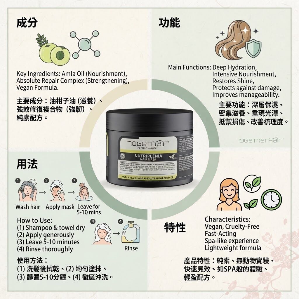 Togethair Nutriplenia Hair Mask 250ml 500ml