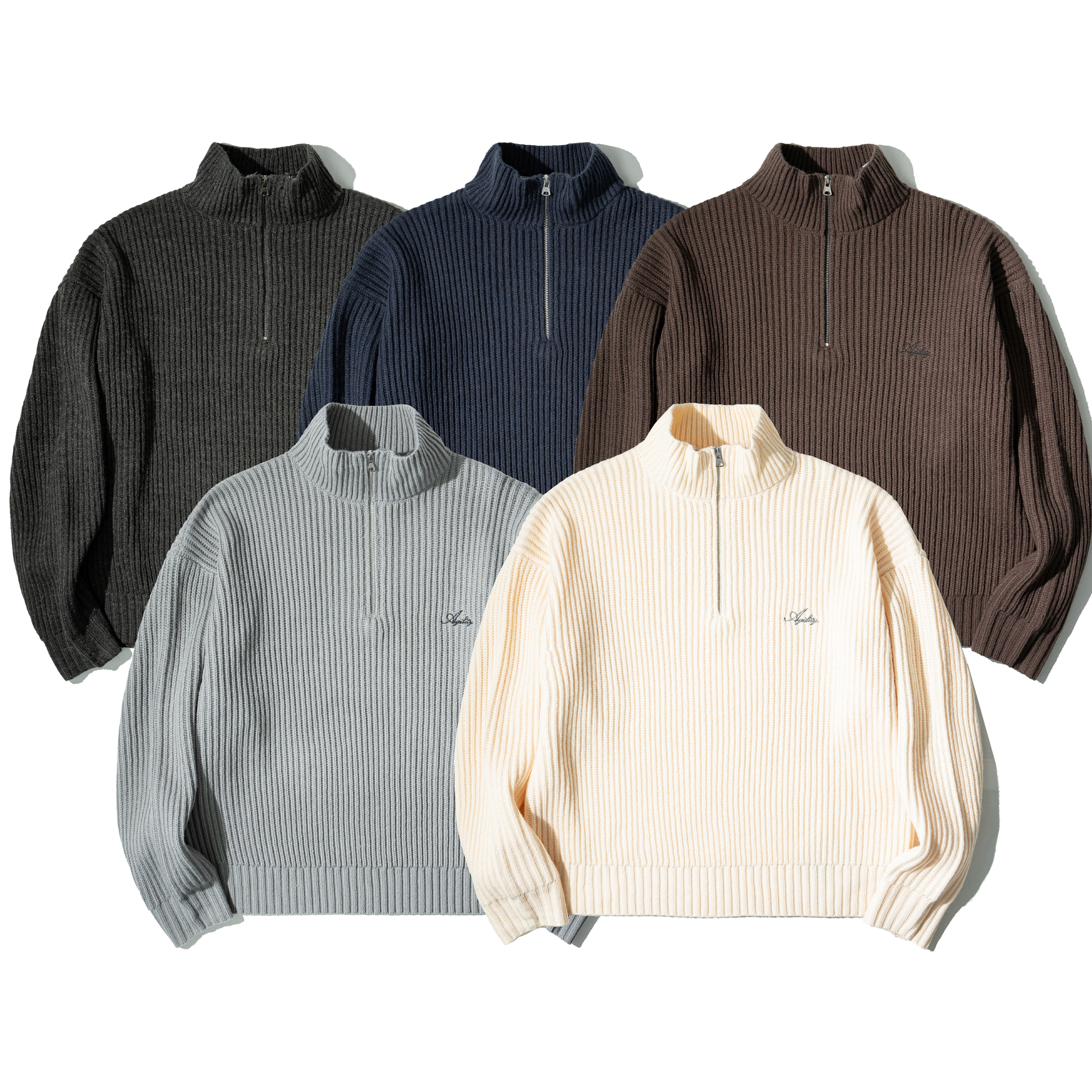 AGILITY Knit Quarter Zip Sweater 半開襟 針織毛衣 [KN00]