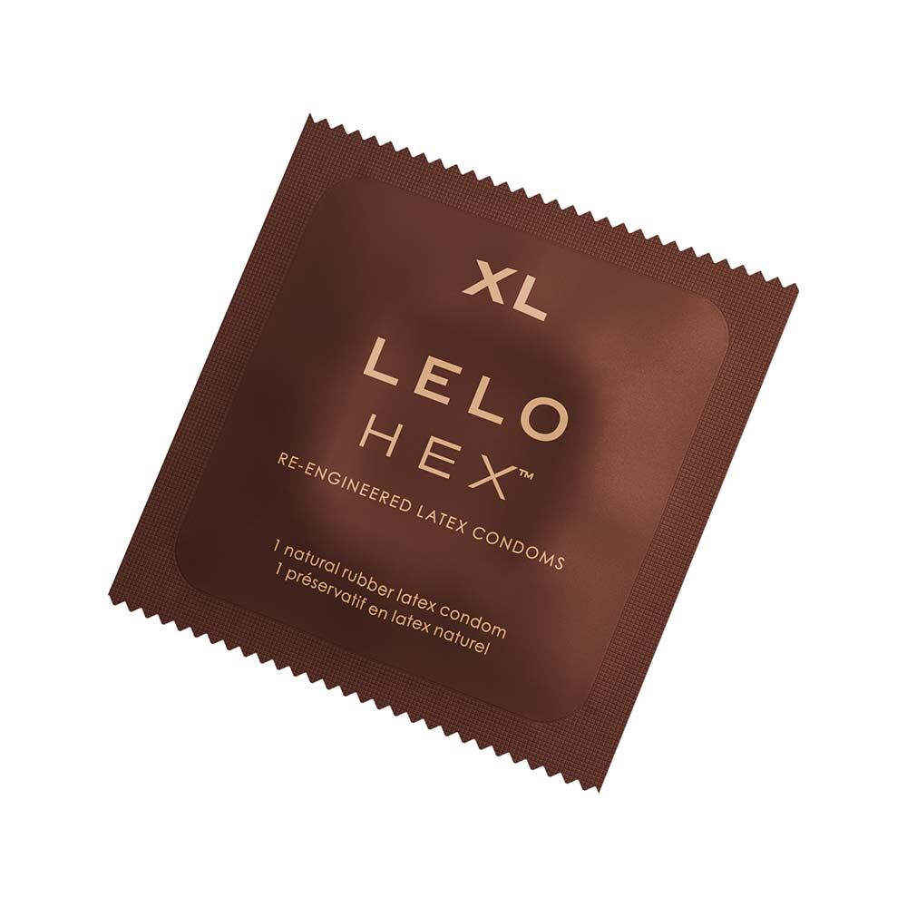 LELO HEX Respect XL 加大 58mm 貼身防滑 乳膠安全套 36片裝