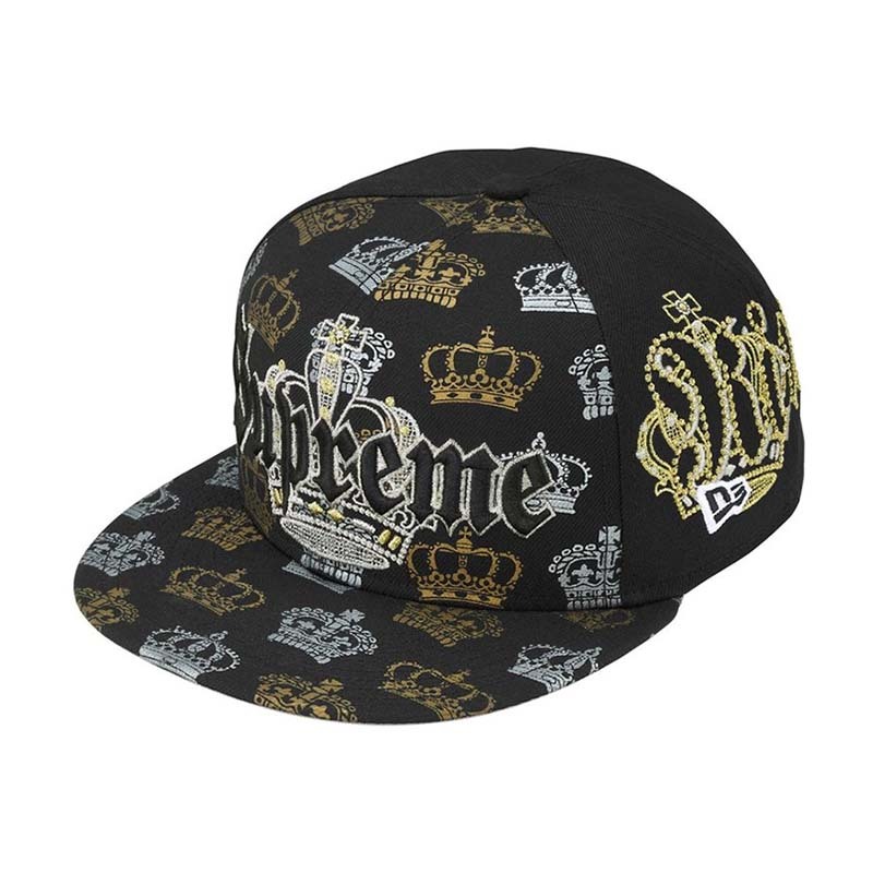 Supreme Crown New Era® Black 皇冠 全封帽 帽子 黑色 FW26H11-BK [台灣現貨]