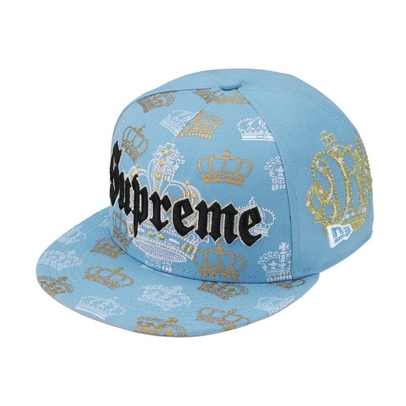 Supreme Crown New Era® Sky Blue 皇冠 全封帽 帽子 藍色 FW26H11-SE [台灣現貨]