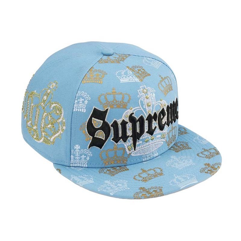 Supreme Crown New Era® Sky Blue 皇冠 全封帽 帽子 藍色 FW26H11-SE [台灣現貨]