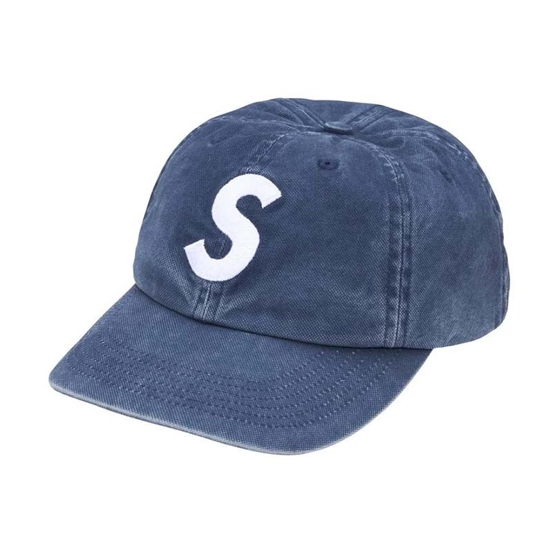 Supreme Washed Canvas S Logo 6-Panel 水洗 六片帽 帽子 藍色 FW26H3-RL [台灣現貨]