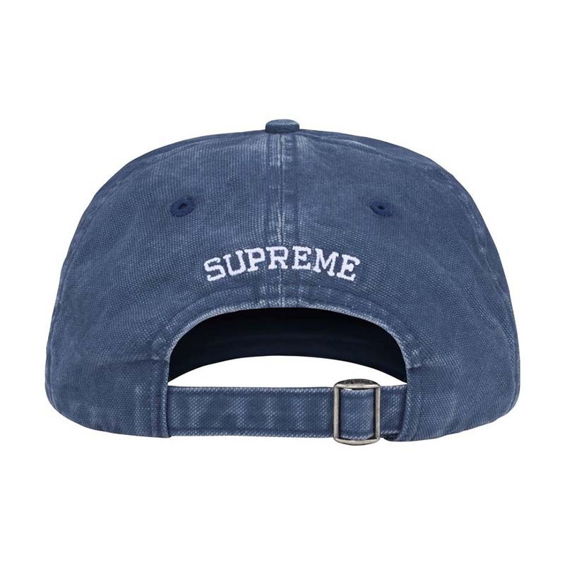 Supreme Washed Canvas S Logo 6-Panel 水洗 六片帽 帽子 藍色 FW26H3-RL [台灣現貨]