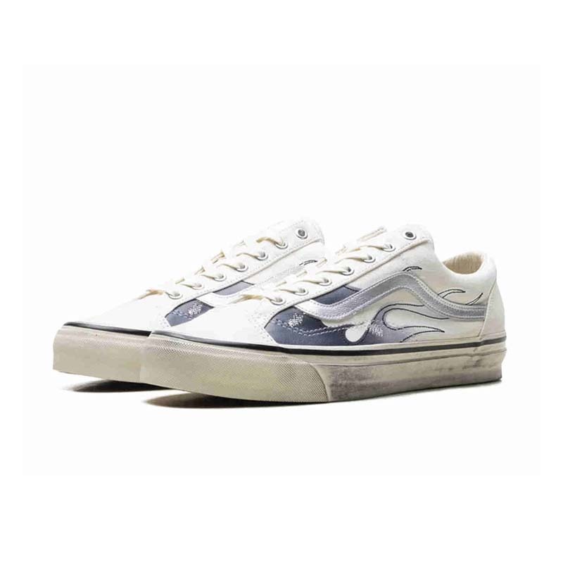 Vans LX Old Skool Archive Flame 仿舊 火焰 板鞋 白色 男女鞋 VN000D9RCCZ [台灣現貨]