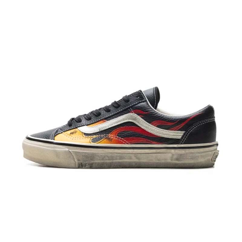 Vans LX Old Skool Archive Flame 仿舊 火焰 板鞋 黑色 男女鞋 VN000D9RCJK [台灣現貨]