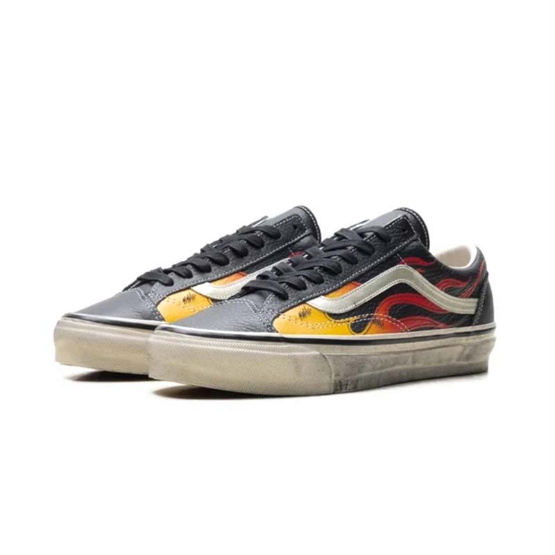Vans LX Old Skool Archive Flame 仿舊 火焰 板鞋 黑色 男女鞋 VN000D9RCJK [台灣現貨]