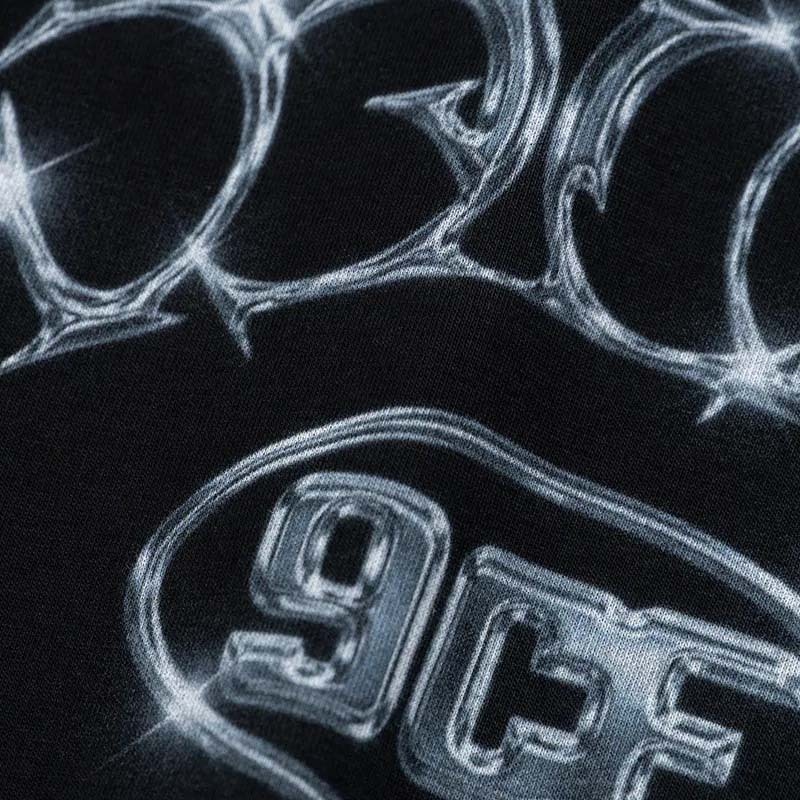 idealism 9DE Glow Tee Black 金屬字體 短袖上衣 黑色 ID26983-BK [台灣現貨]