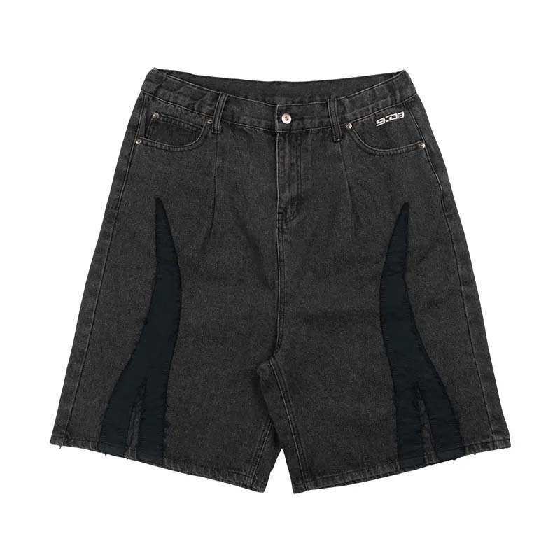 idealism 9DE Thorns Jorts Gray 牛仔短褲 灰色 ID26988-GY [台灣現貨]