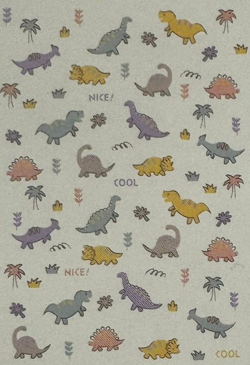 【Nishimatsuya】Cool Dinosaur Untwisted Cotton Kids Towel