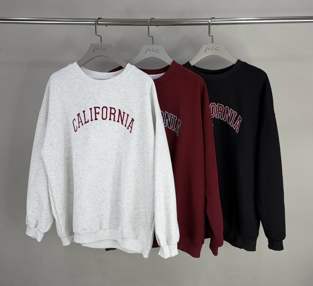 字母刺繡CALIFORNIA大學衣