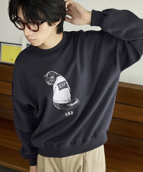 <喵🐱>日本 PUBLUX × GAP 貓咪衛衣