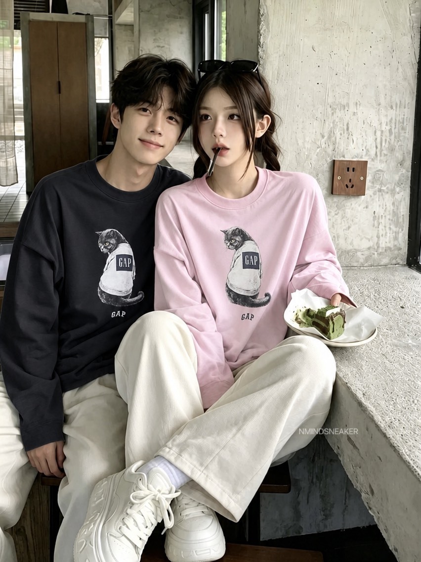 <喵🐱>日本 PUBLUX × GAP 貓咪衛衣