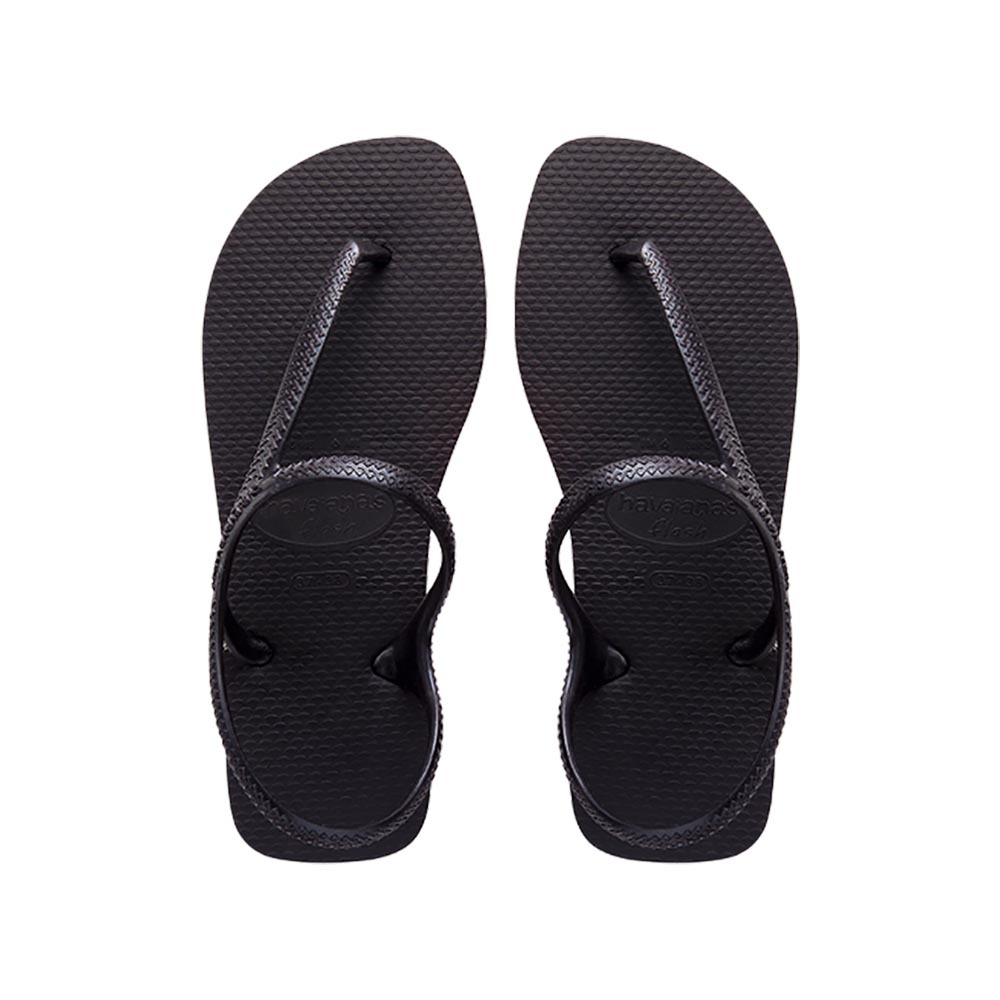 哈瓦仕 HAVAIANAS FLASH URBAN 黑色 防水 防滑 細帶 夾腳 拖鞋 涼鞋【4000039-0090W】