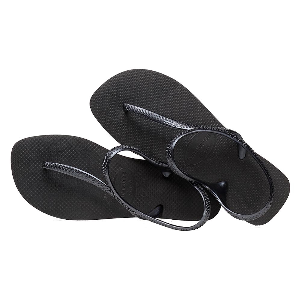 哈瓦仕 HAVAIANAS FLASH URBAN 黑色 防水 防滑 細帶 夾腳 拖鞋 涼鞋【4000039-0090W】
