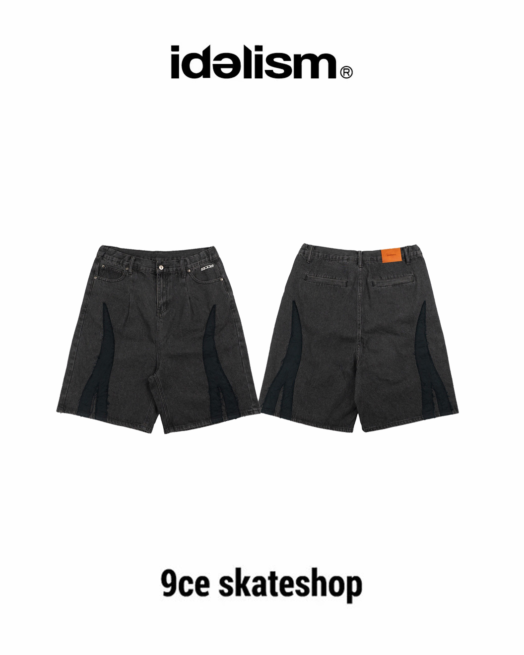idealism × 9D 水洗牛仔膝下褲｜Thorns Jorts（26SS）