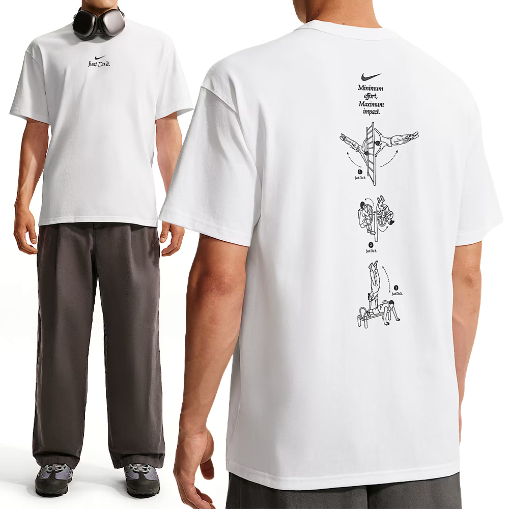 Nike As M Nsw Gtx Tee 男款 白色 寬鬆 印花 T恤 運動 休閒 短袖 IW1194-100