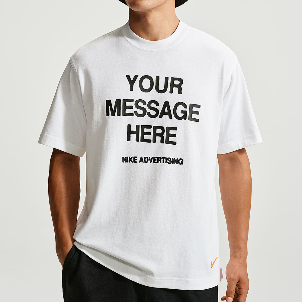 Nike As U Nsw Tee Lse Ymh 1 男款 白色 文字 印花 T恤 短袖 IQ5861-100