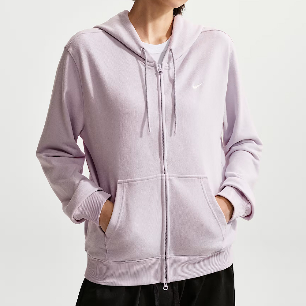 Nike As W Nk Stdo Flc Lw Std Fz Hdy 女款 粉色 連帽 外套 IM8115-583