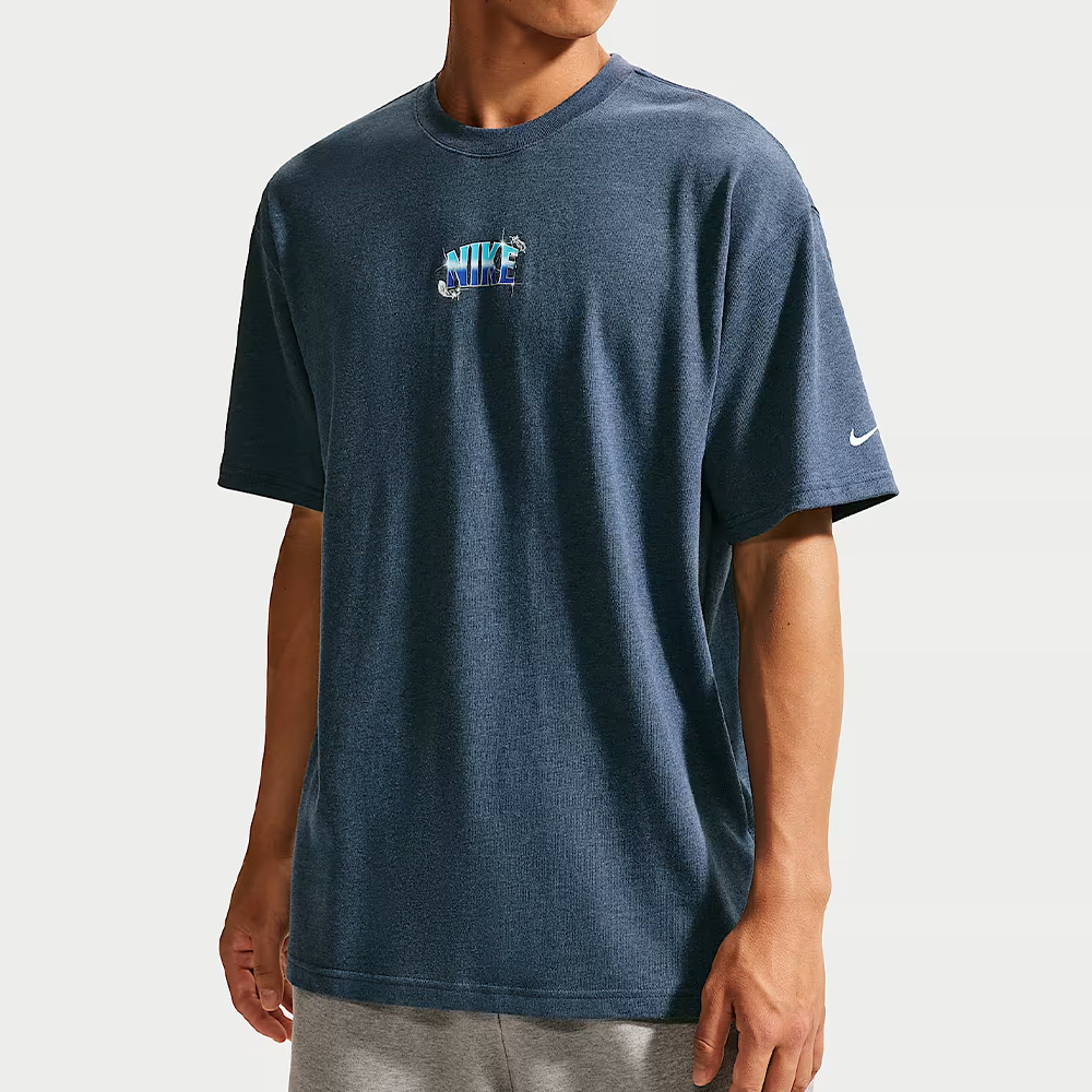 Nike As U Nsw Retro Flair Tee 男款 藍色 寬鬆 運動 休閒 短袖 IW1196-410