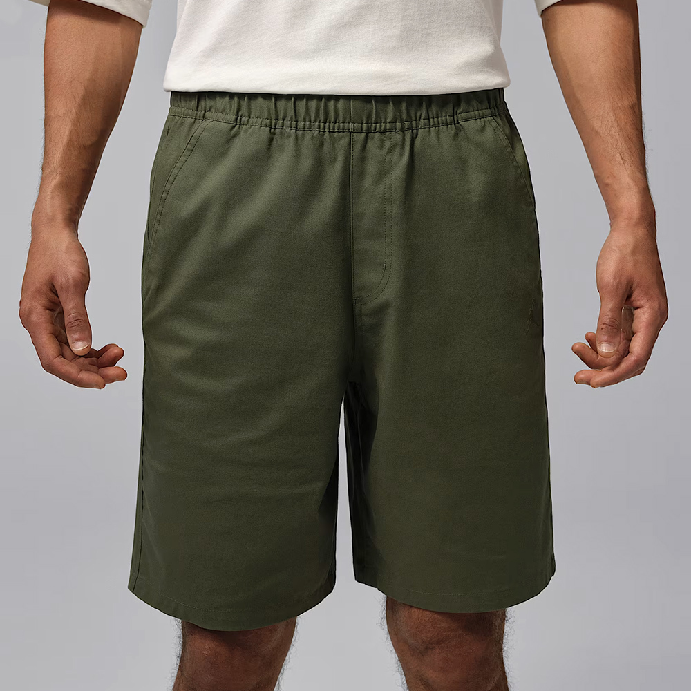 Nike AS M J ESS WOVEN SHORT 男款 綠色 運動 休閒 舒適 抽繩 短褲 HF9336-222