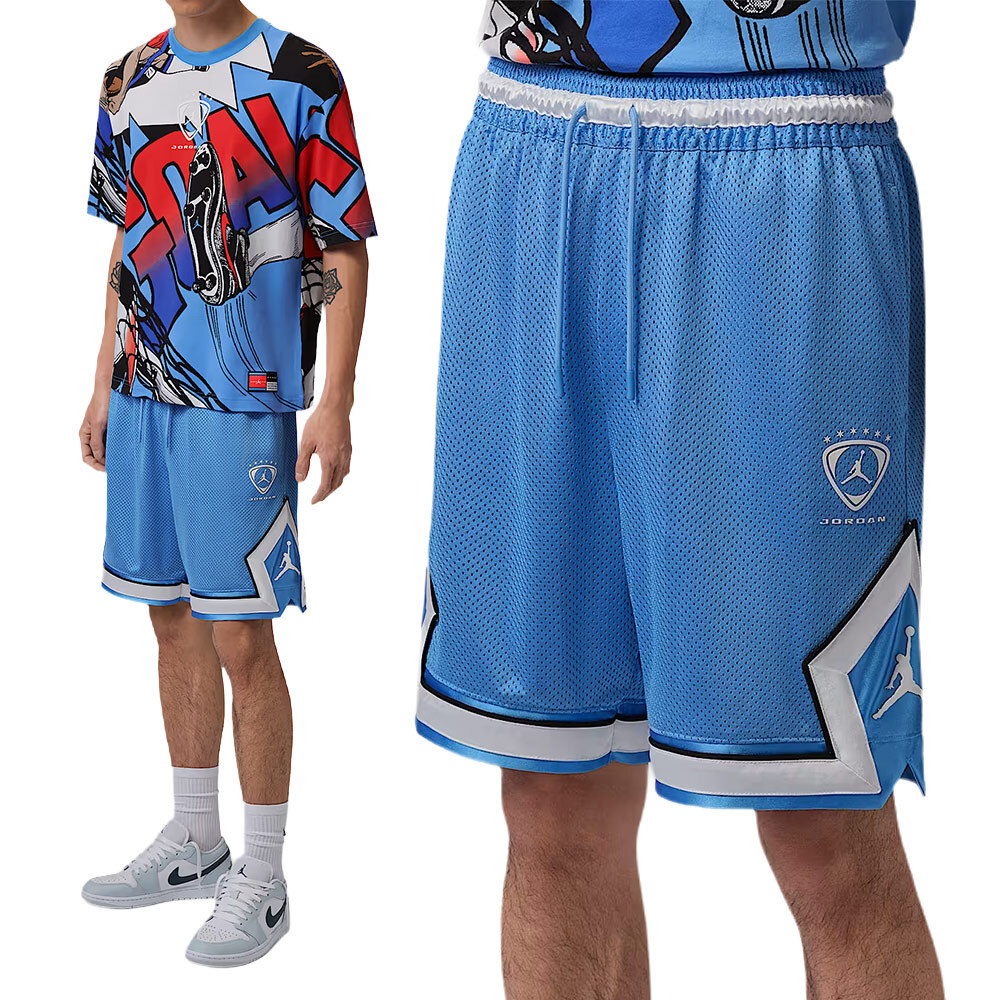 Nike AS M J BRK FC DMND MESH SHORT 男款 藍色 運動 舒適 短褲 IR1488-412