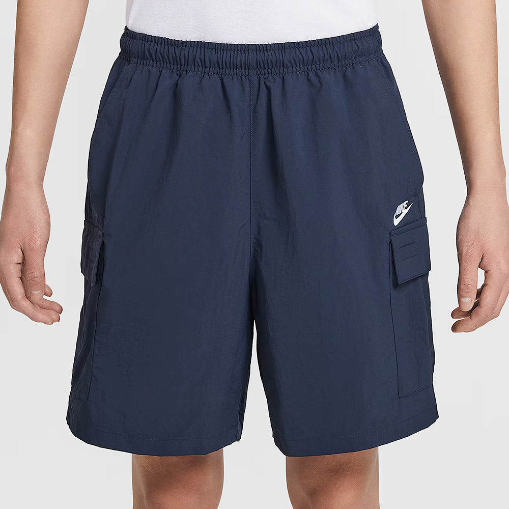 Nike As M Nk Club Utility Short 男款 藍色 工裝口袋 休閒 短褲 IH5048-451