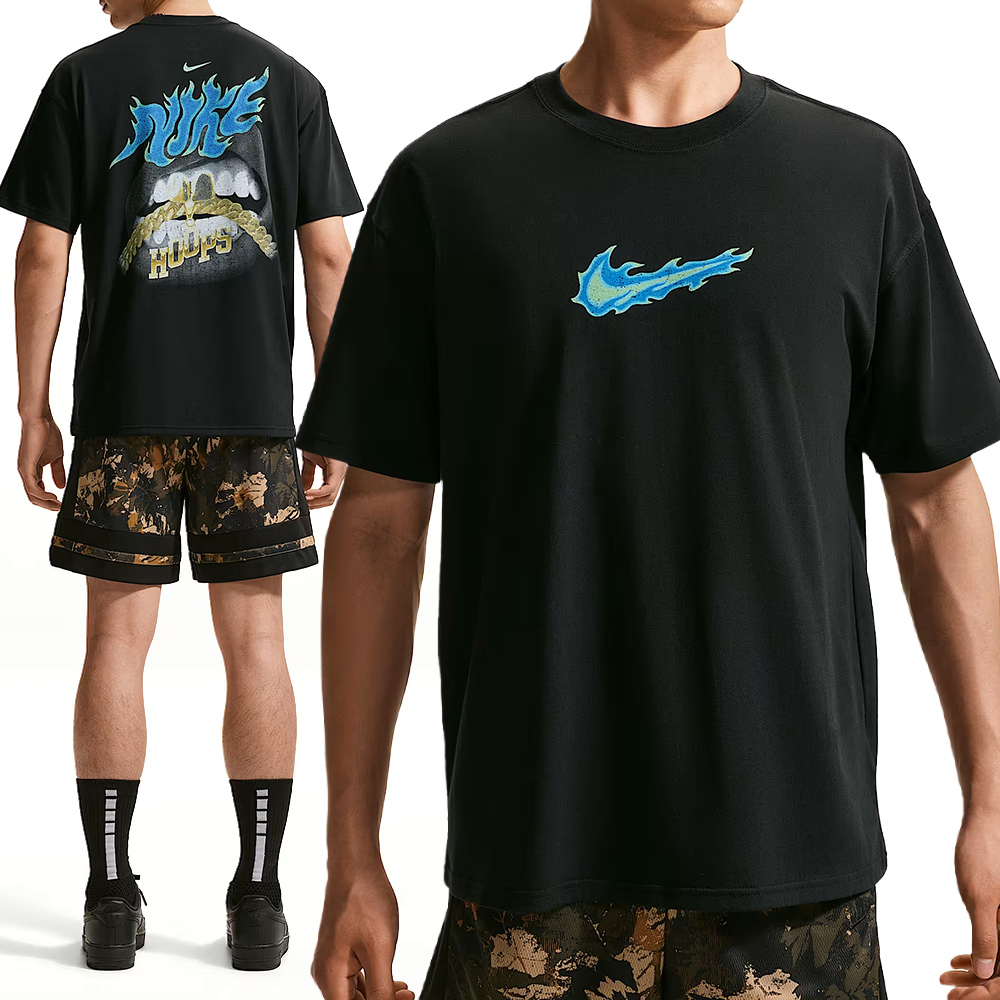 Nike As M Nk SS Max 90 Street Tee 男款 黑色 寬鬆 T恤 短袖 IW1201-010