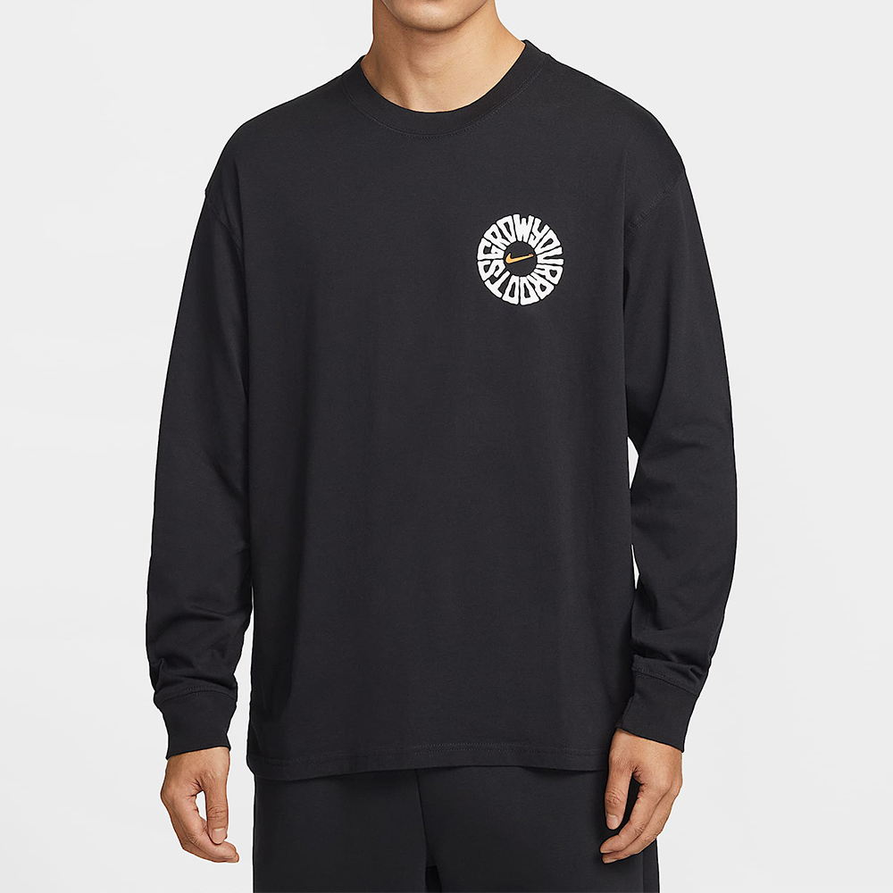 Nike AS M NK TEE LSE LS OC F1 男款 黑色 圓領 簡約 套頭 長袖 IH4134-010