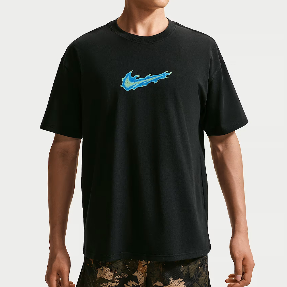 Nike As M Nk SS Max 90 Street Tee 男款 黑色 寬鬆 T恤 短袖 IW1201-010