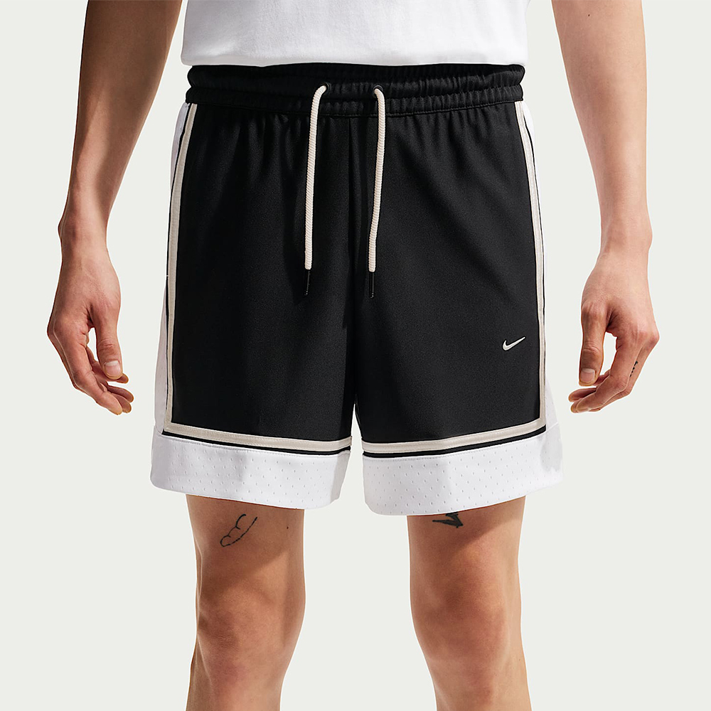 Nike As M Nk Df Si Gm Pro 6in Short 男款 黑白色 籃球 透氣 運動 短褲 IF1590-010