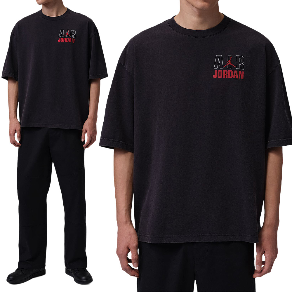 Nike As M J Flt Reis Lgnd Ss Crew 男款 黑色 休閒 喬丹 短袖 IF3117-010