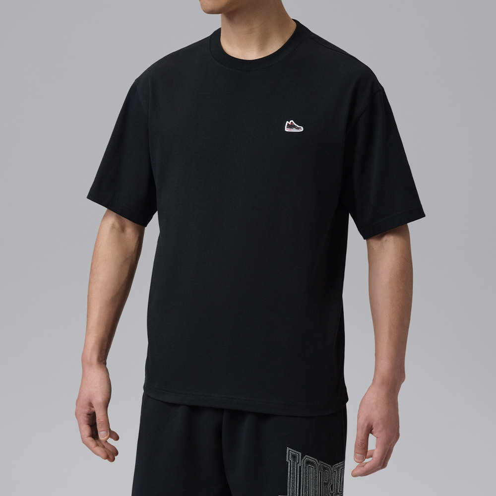 Nike AS M J BRND BR SNKR PCH SS CRW 男款 黑色 運動 短袖 IF3108-010