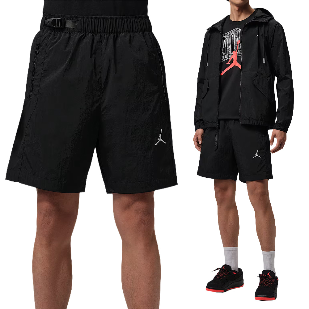 Nike As M J Utility Woven Short 男款 黑色 喬丹 運動 休閒 短褲 IW1902-010