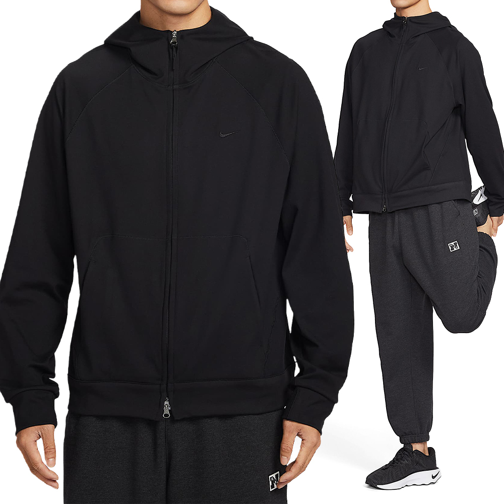 Nike AS DF UV PRMRY NANO FZ HD 男款 黑色 連帽 長袖 外套 II1309-010