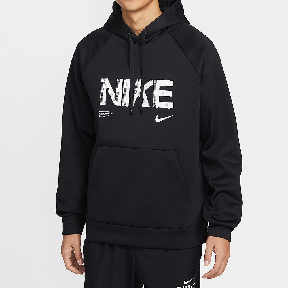 Nike Po Flc Hoodie Gfx 男款 黑色 口袋 刷毛 保款 連帽 帽T 長袖 IF2193-010
