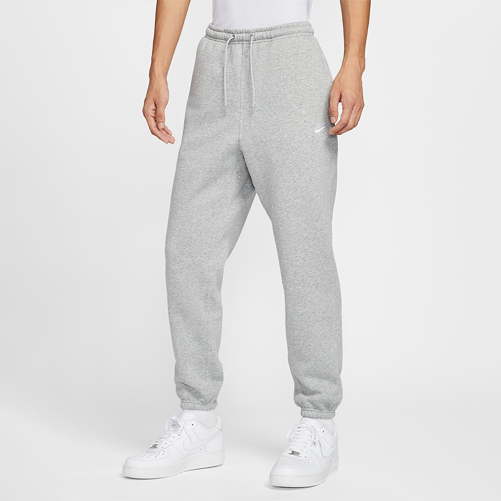 Nike Club Bb Cuff Pant 男款 灰色 刷毛 抽繩 縮口 運動 休閒 長褲 FN3809-063