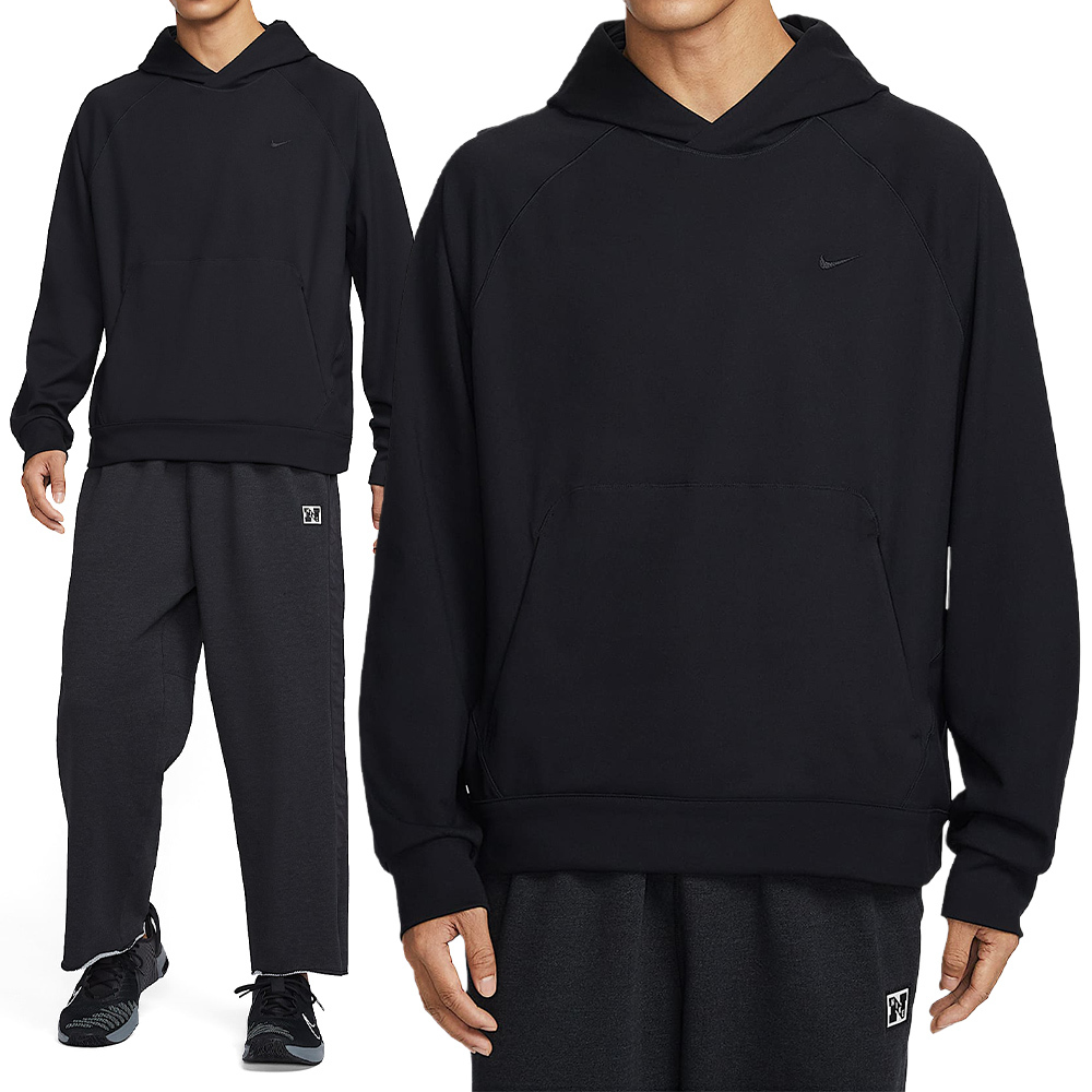 Nike Uv Prmry Nano Po Hd 男款 黑色 口袋 防曬 運動 連帽 帽T 長袖 II1305-010