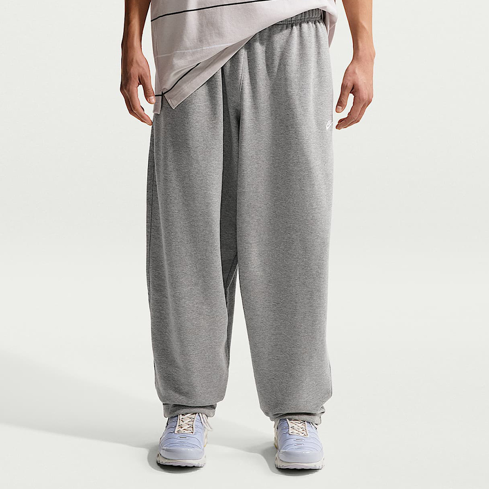 Nike Club Os Ft Pant 男款 灰色 寬鬆 毛圈布 褲腳抽繩 休閒 長褲 IF0722-063