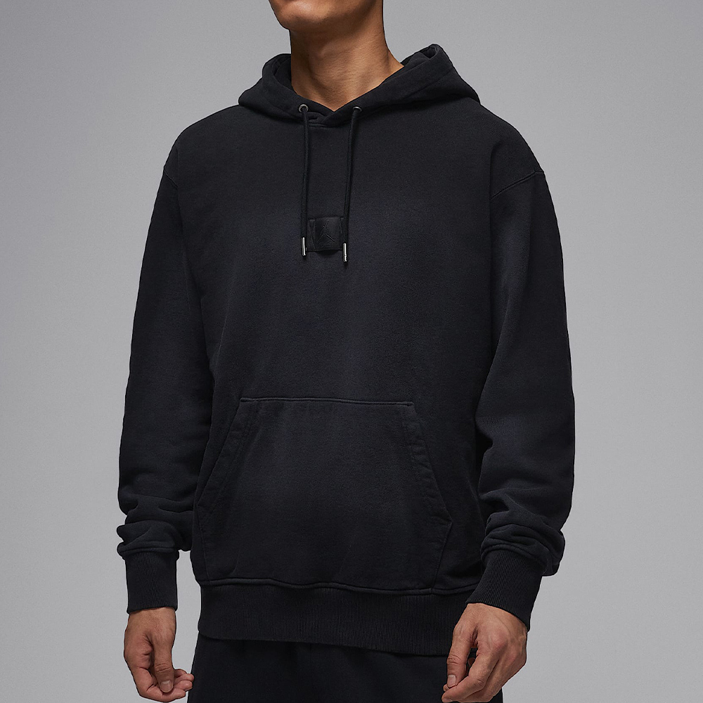 Nike As M J Flt Wash Flc Po 男款 黑色 口袋 刷毛 連帽 帽T 長袖 FV7250-010