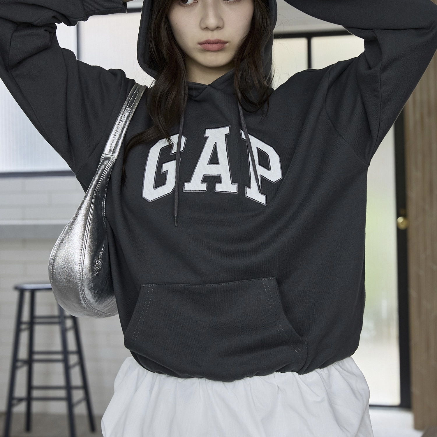 PUBLUX × GAP 帽T 抽繩連帽衣 蓬蓬裙造型 三色 111593943