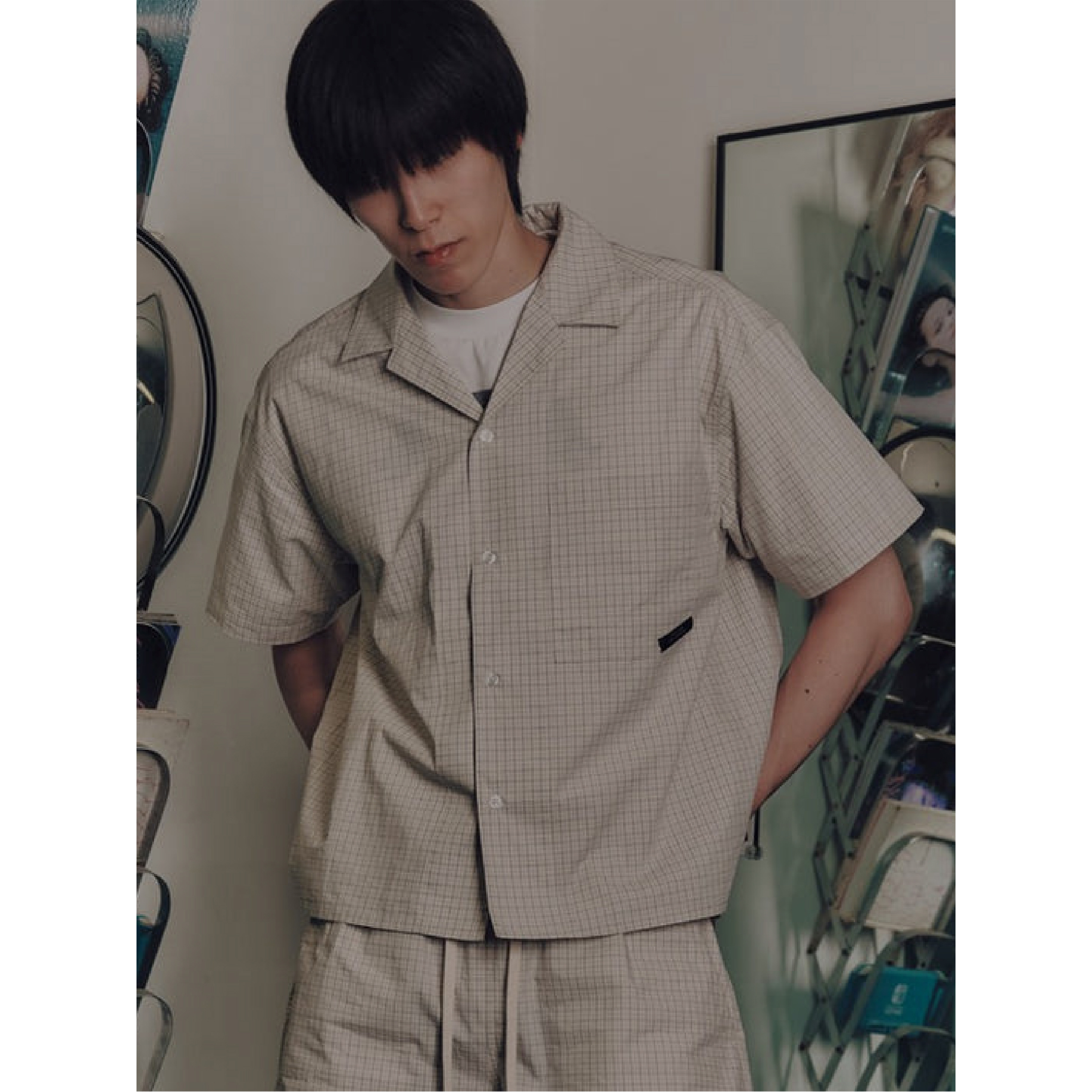 1dyll.assemblage 1ds Sleepover Check Shirt