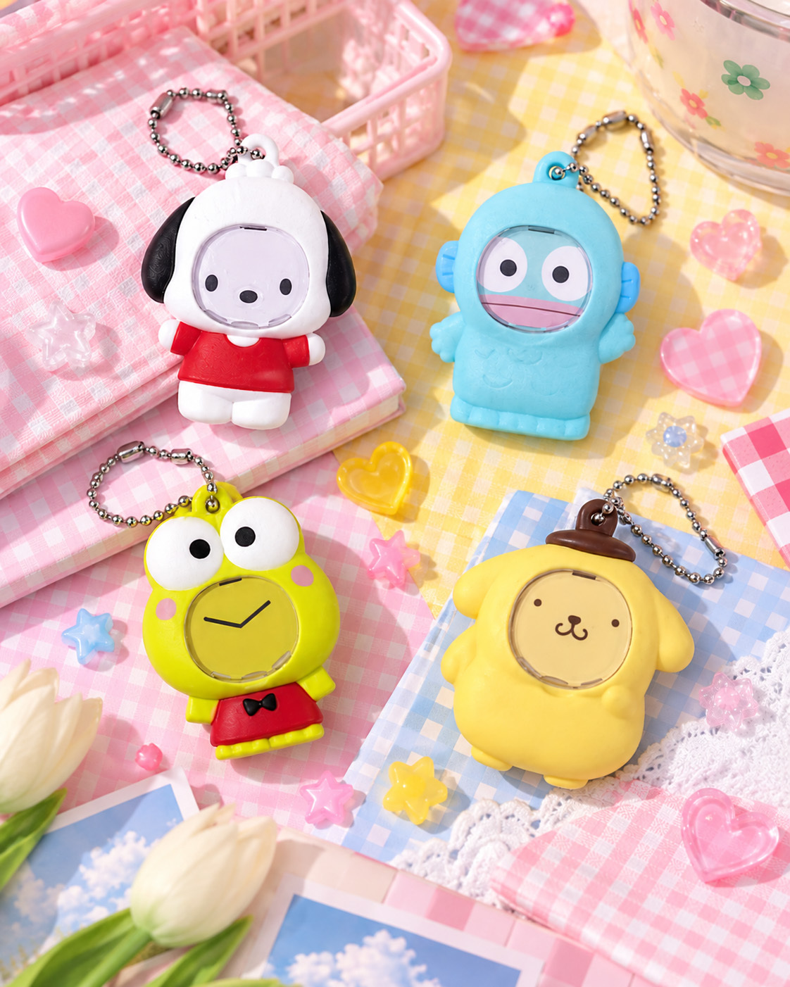 Sanrio 三麗鷗角色頭部相框吊飾P2 扭蛋