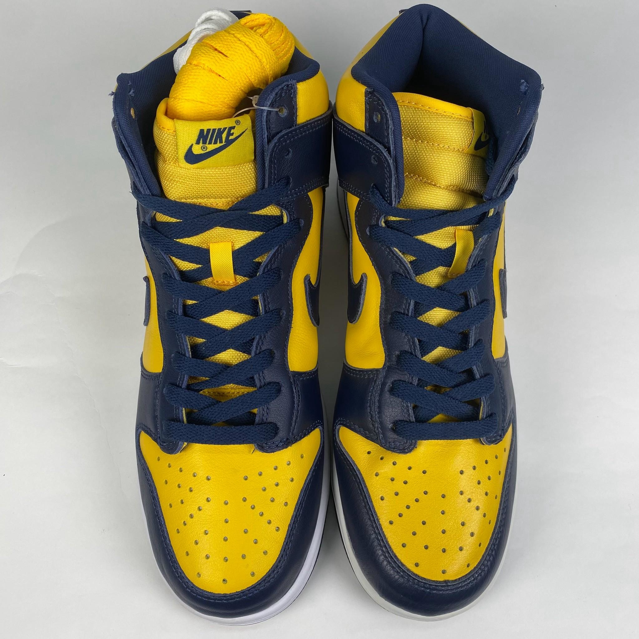 微瑕疵-右腳中底泛黃左腳內側破皮 CZ8149-700 C285 NIKE DUNK HIGH MICHIGAN 2020